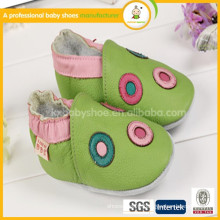 latest children shoe animail pattern leather baby soft shoes 1-18months